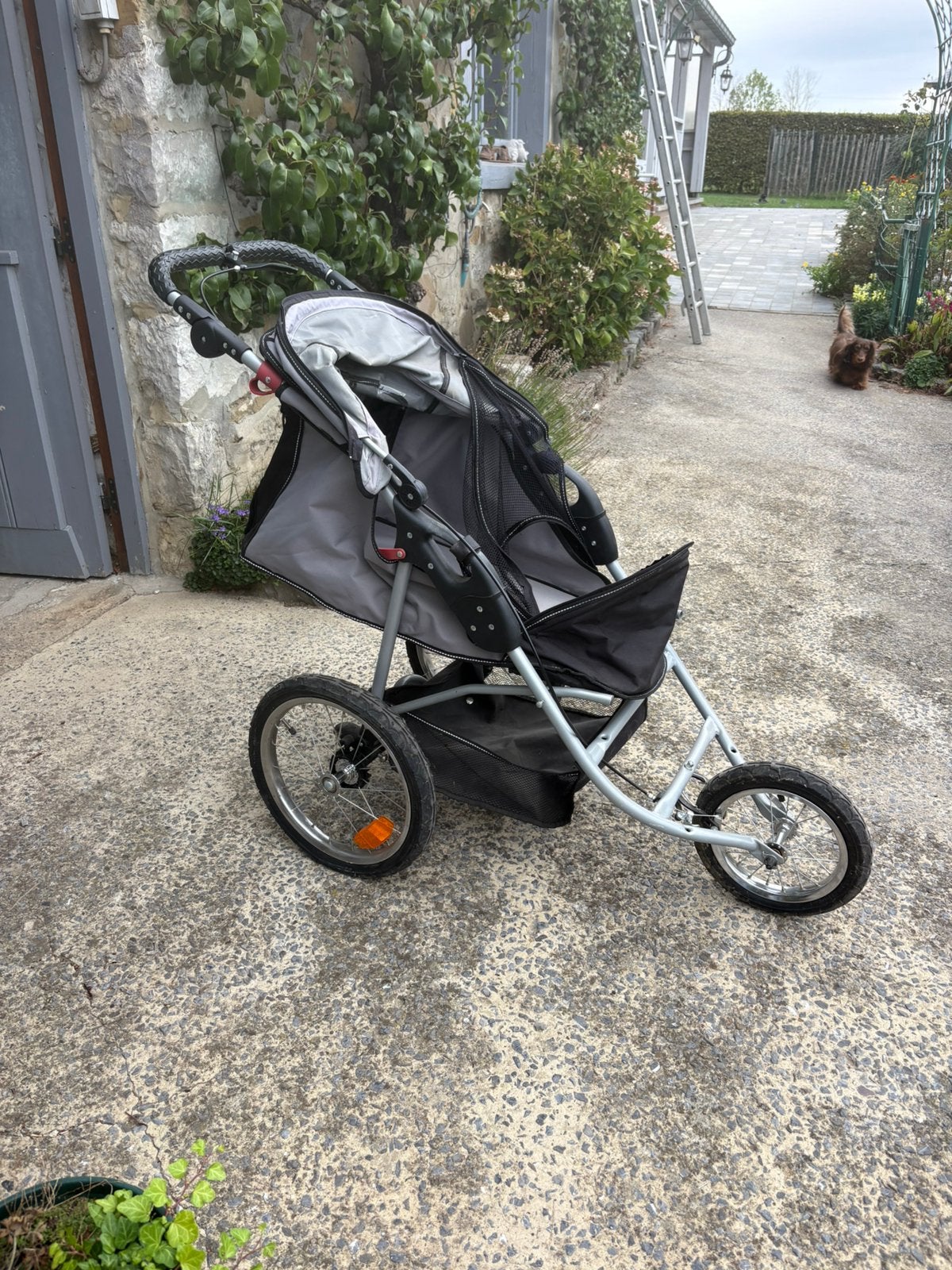 Poussette pour chien 3 roues, Enlèvement ou Envoi, Utilisé, Poussette pour chien