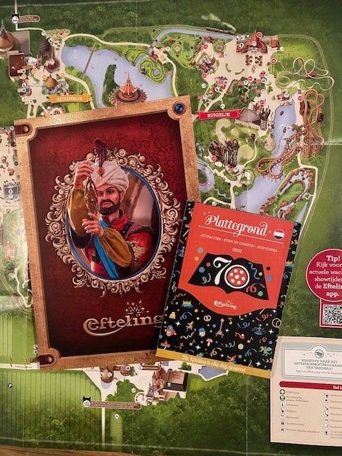 efteling jaarboekje met plattegrond, Verzamelen, Efteling, Ophalen of Verzenden