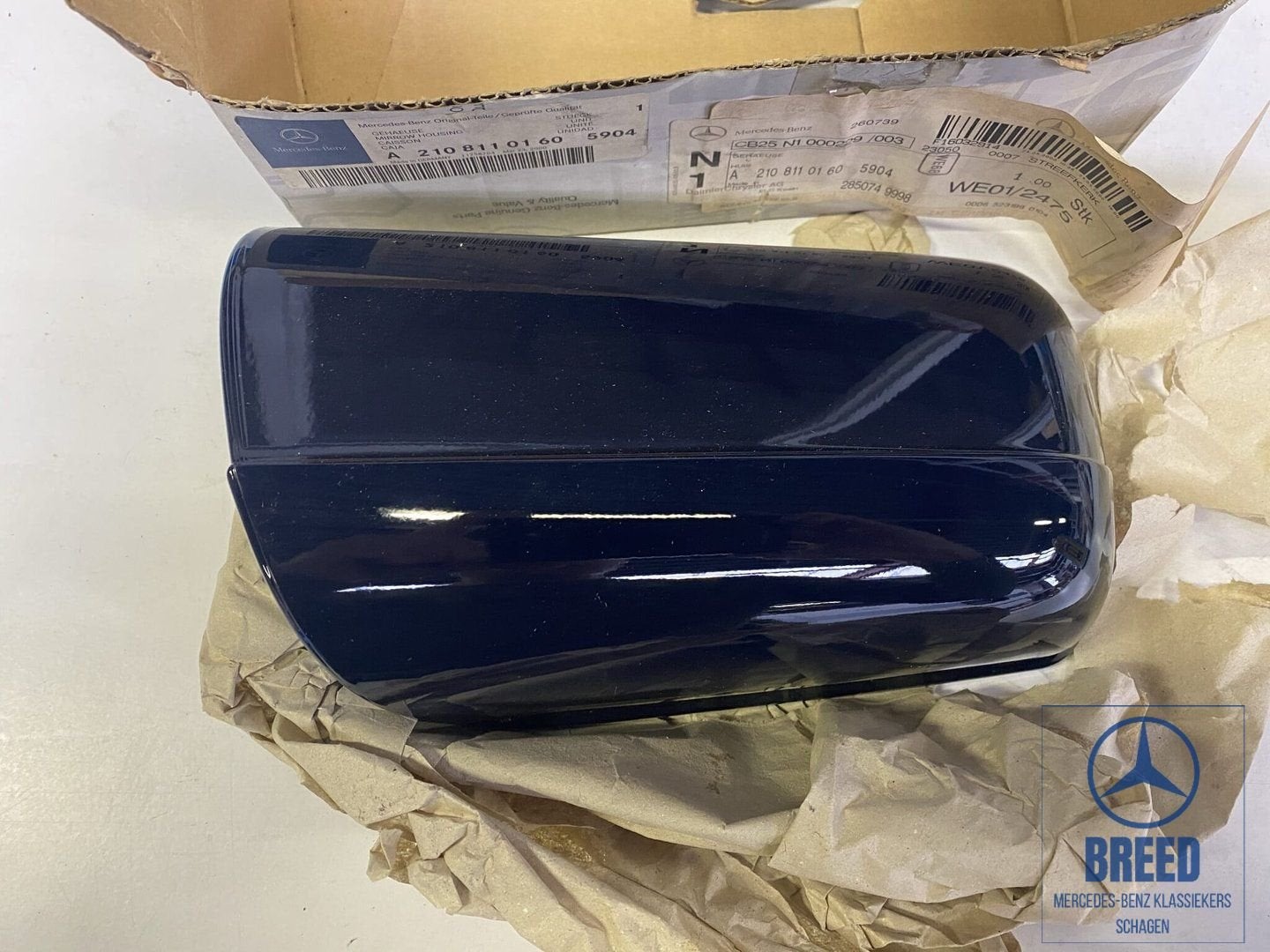 NOS spiegelbehuizing links Mercedes-Benz R129 W140 W202 W210, Auto-onderdelen, Spiegels, -, Nieuw, Ophalen of Verzenden, -
