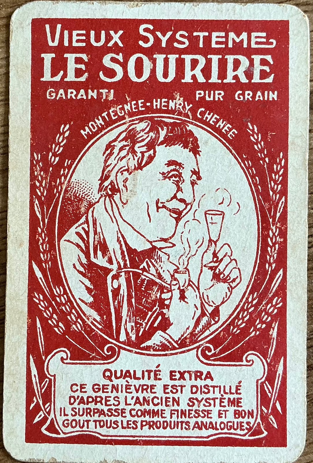 Canapé ancien VIEUX SYSTEME/LE SOURIRE, Enlèvement ou Envoi, Comme neuf, Carte(s) à jouer