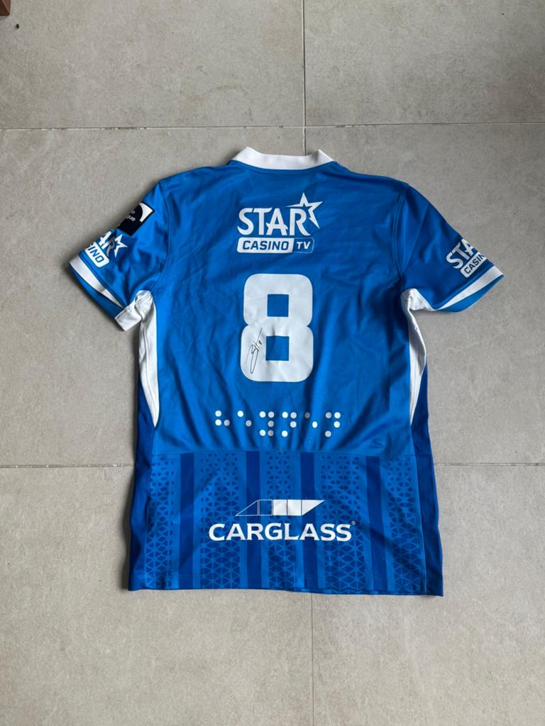 Matchworn shirt krc genk limited edition heynen, Ophalen, Zo goed als nieuw, Shirt