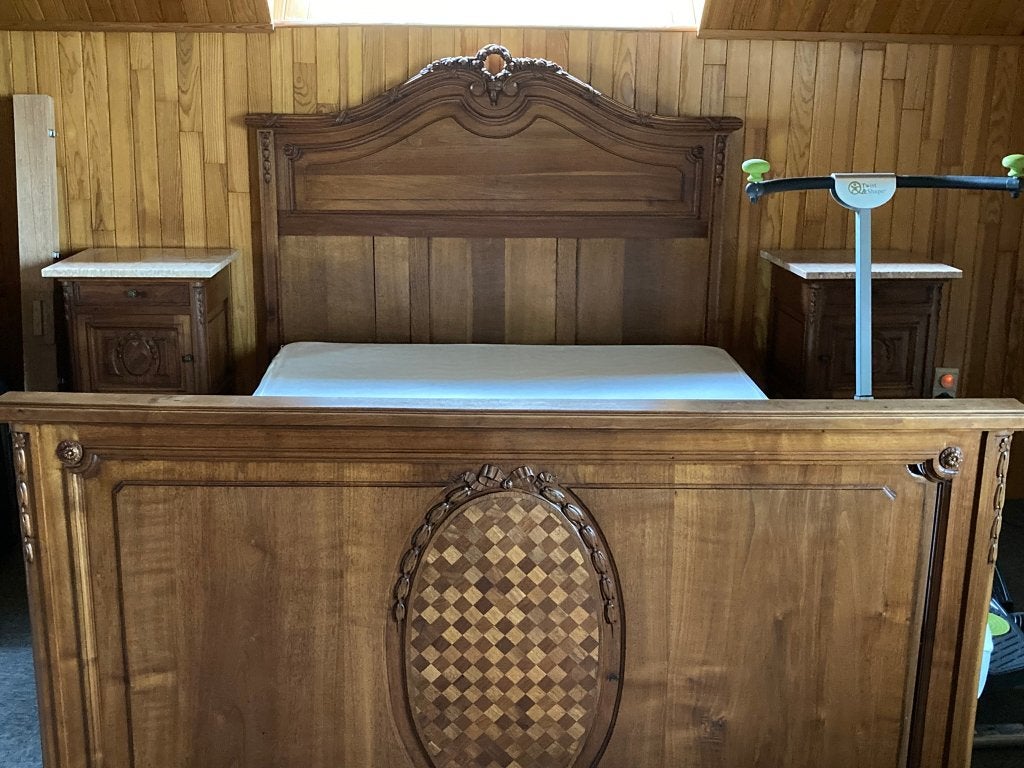 Antiek bed met 2 nachtkastjes, Antiek en Kunst, Ophalen