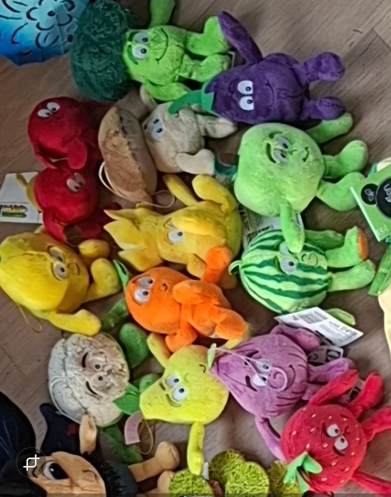 Knuffels groenten en fruit, Ophalen, Overige merken, Overige typen, Zo goed als nieuw