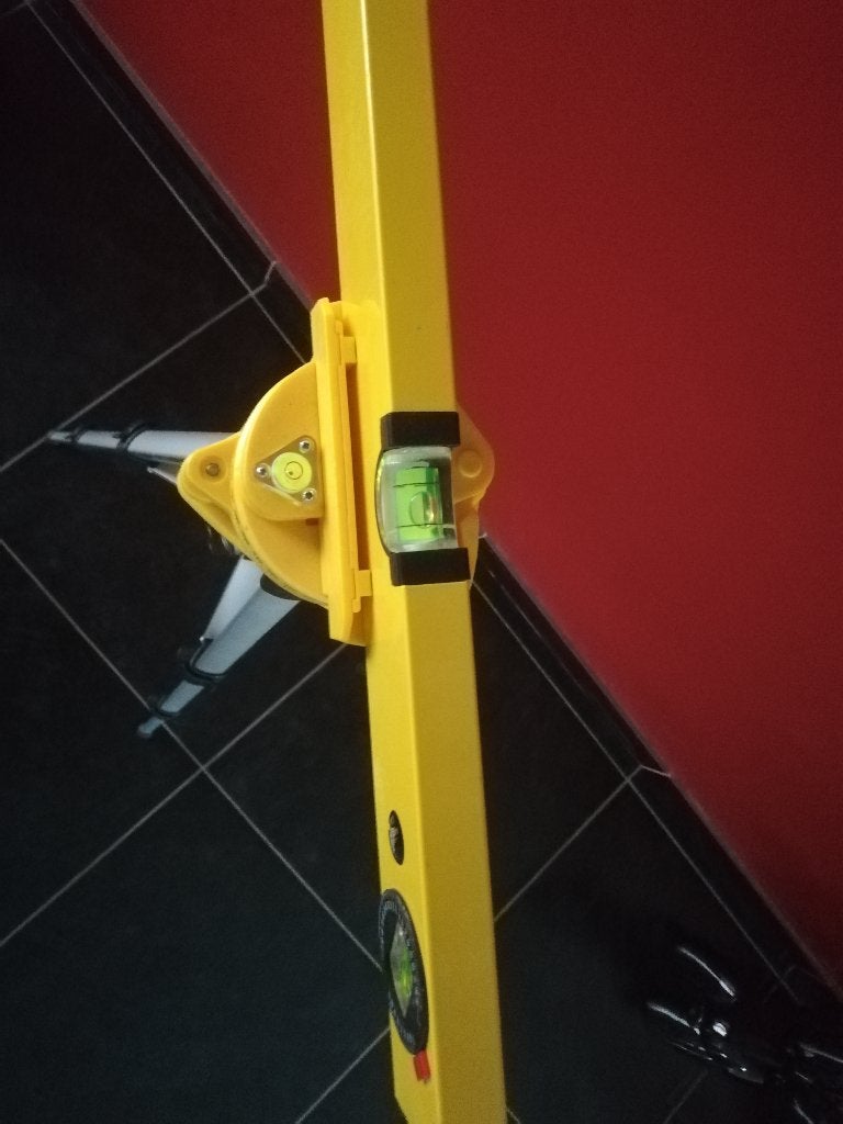 waterpas laser met statief spotprijs, Doe-het-zelf en Bouw, Ophalen, Gebruikt