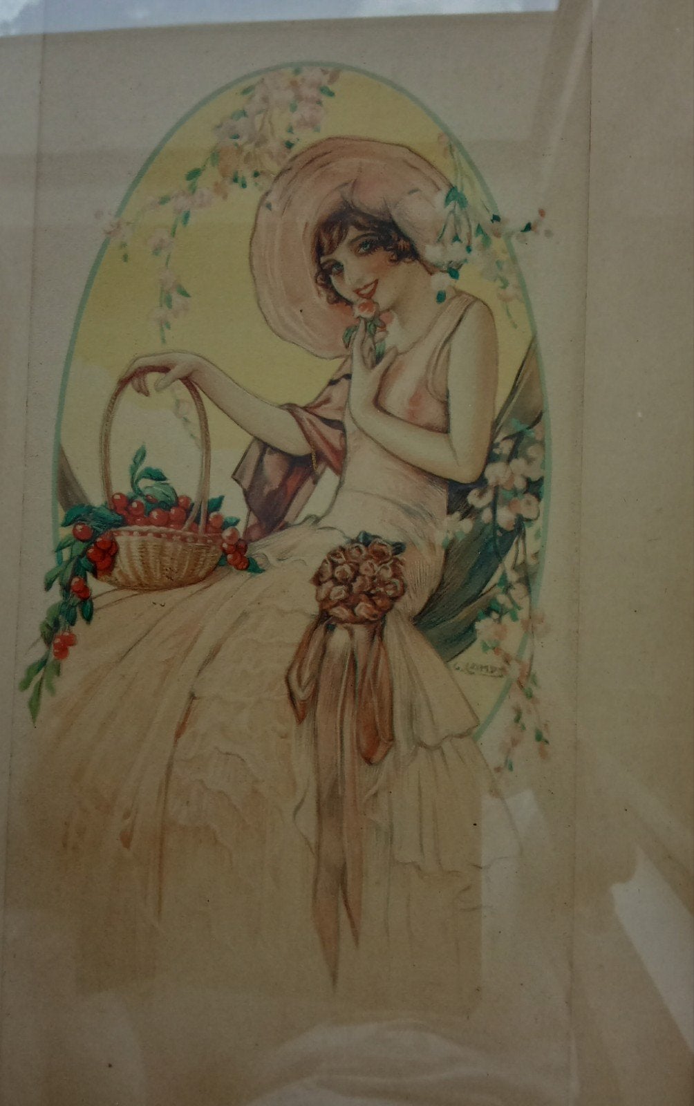 Camps G. art-deco print, Antiek en Kunst, Ophalen of Verzenden