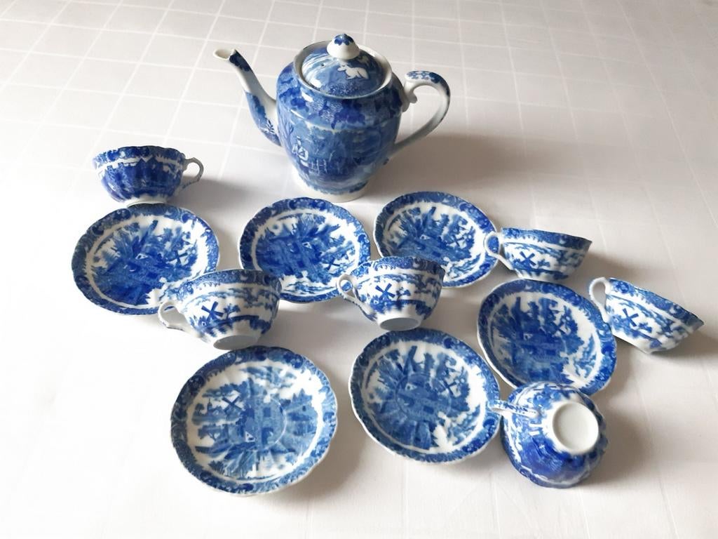 Oud thee set, Ophalen