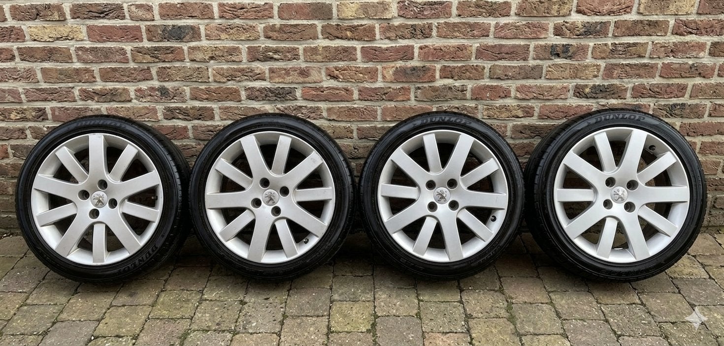 Jantes Peugeot Hockenheim 17 pouces 4x108, Enlèvement, 17 pouces, Pneus été, Jante(s)