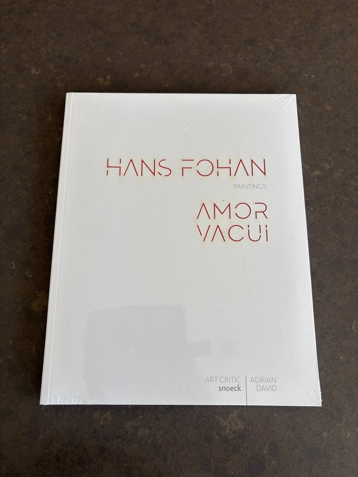Kunstboek Hans Fohan nieuw Amor Vacui, Boeken, Ophalen of Verzenden, Nieuw, Overige onderwerpen
