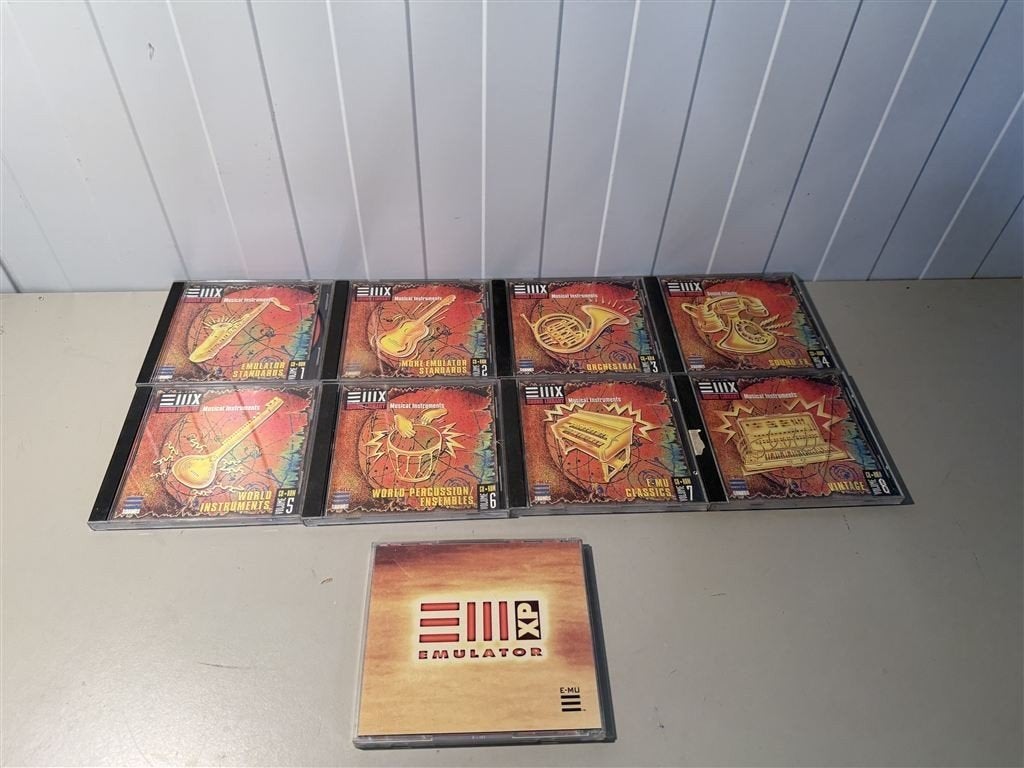 E-mu Systems Sound Library CDs CD Nummer 1 - 8, CD & DVD, CD | Instrumental, Enlèvement ou Envoi, Comme neuf