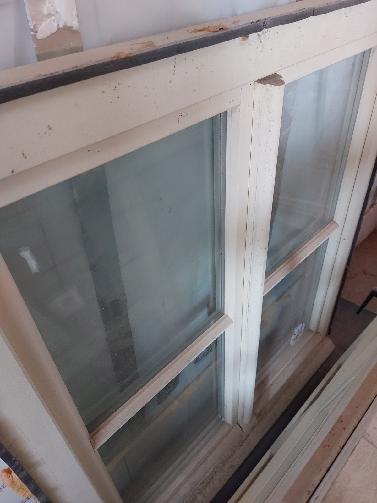 houten ramen, Gebruikt, Raamkozijn, Inclusief glas, 75 tot 150 cm