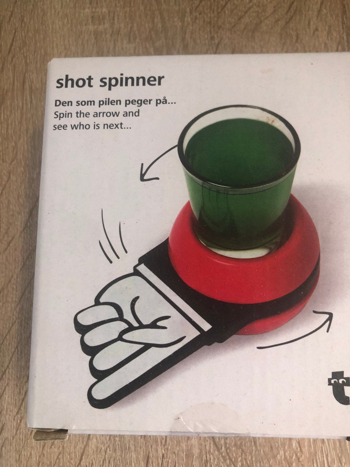Shot spinner, Ophalen, Zo goed als nieuw
