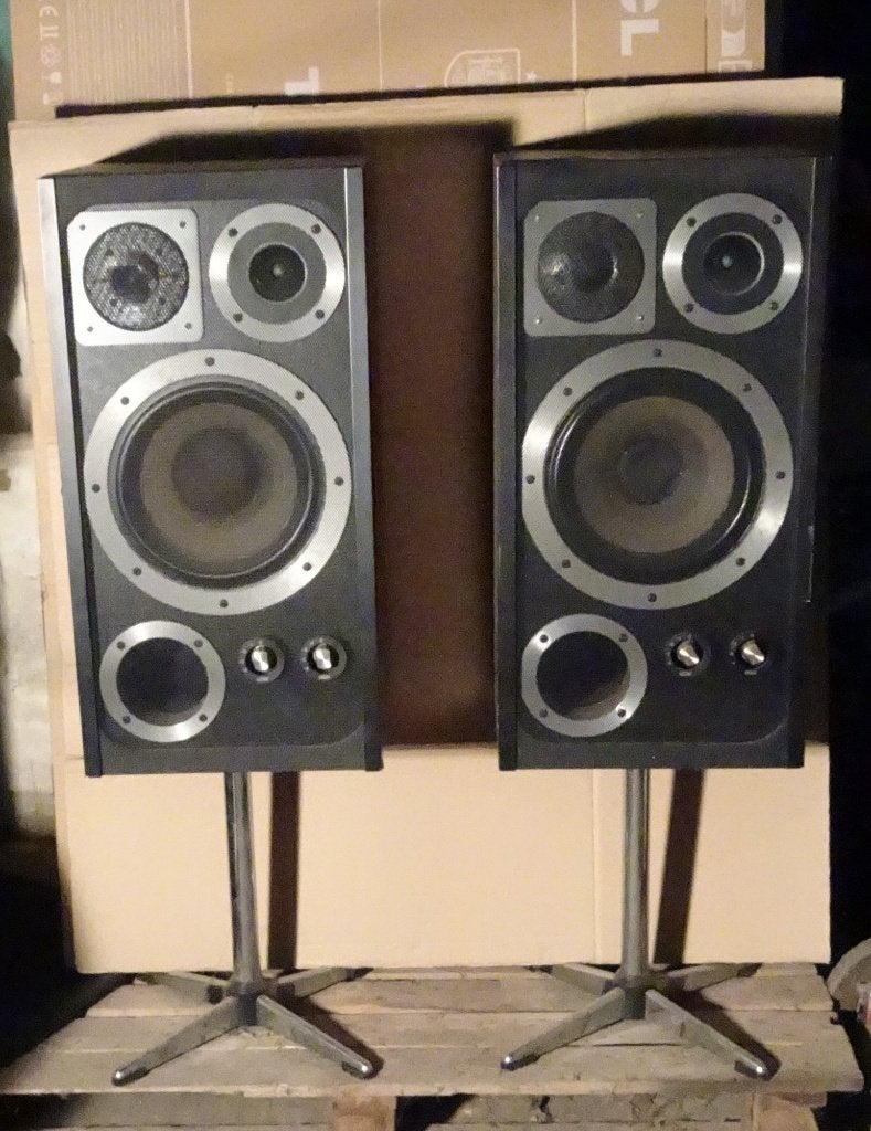 Wharfedale  luidsprekerboxen op voet, Ophalen, Gebruikt, 60 tot 120 watt, Overige typen