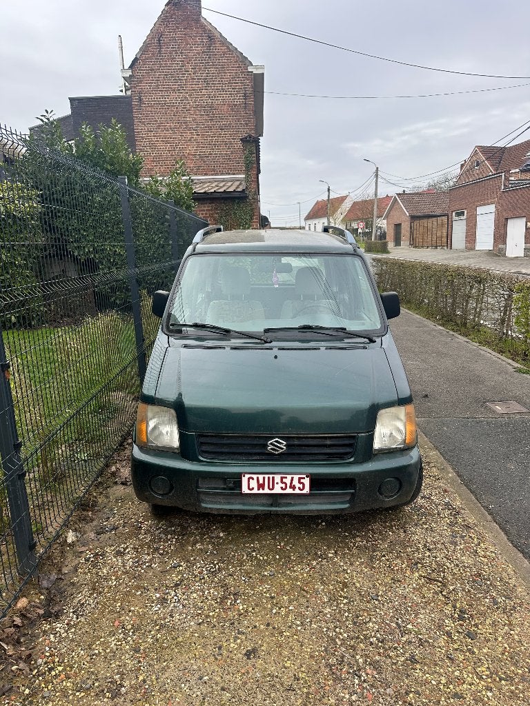 SUZUKI-WAGEN R, Auto's, Suzuki, Particulier, Wagon R+, Benzine, Monovolume, 5 deurs, Handgeschakeld, Groen, Grijs, Stof, Ophalen