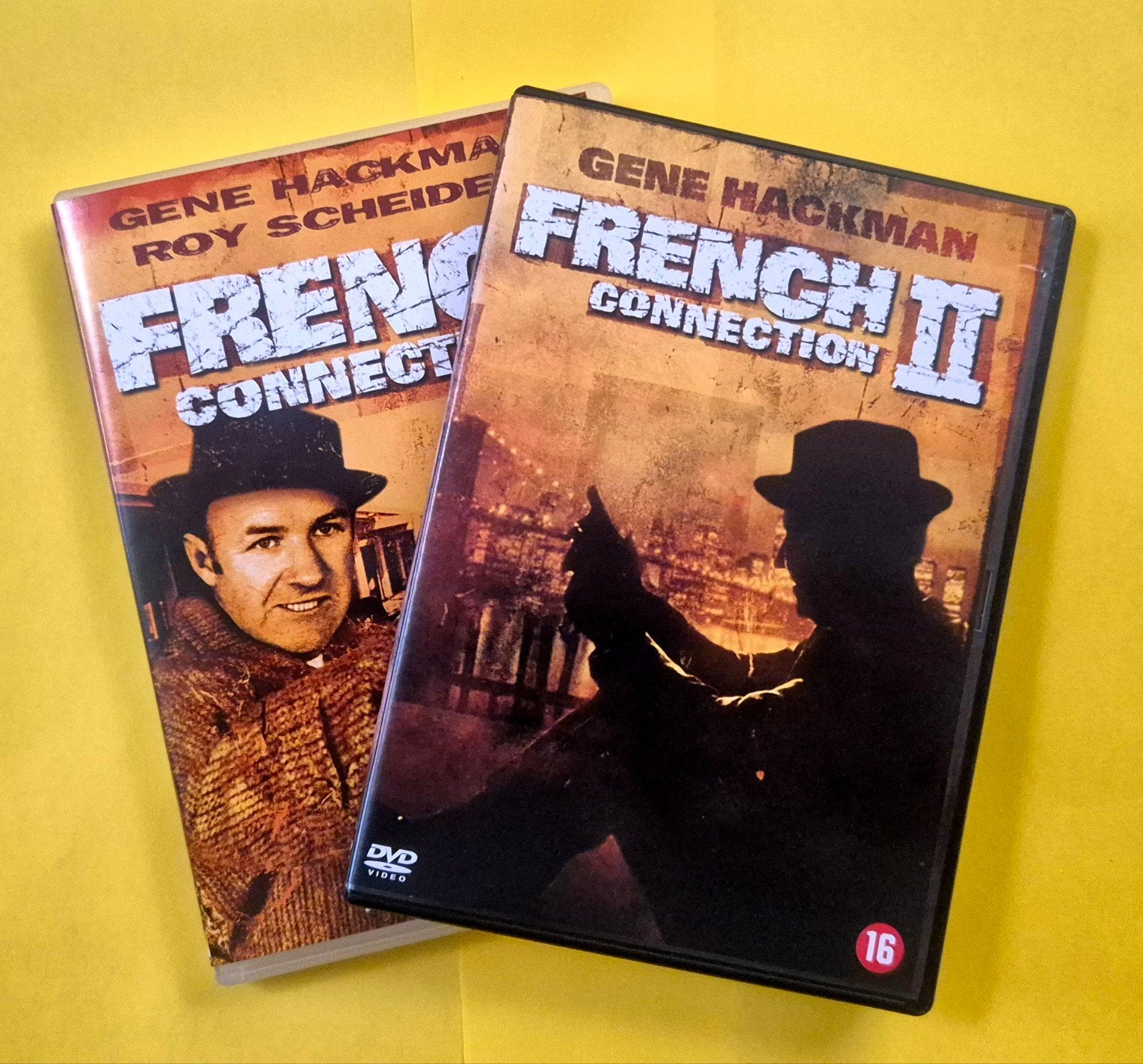 2x DVD 📀 French Connection 1 & 2 - Gene Hackman 1971, Vanaf 16 jaar, Ophalen of Verzenden, Zo goed als nieuw, Actiethriller
