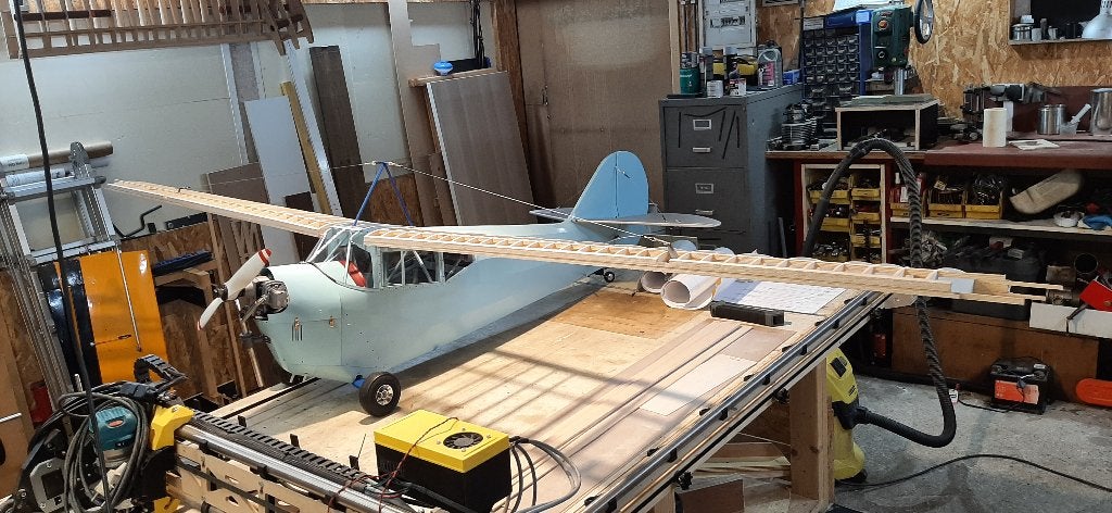 Aeronca C3 1/4 schaal, Enlèvement, Utilisé, Nitro