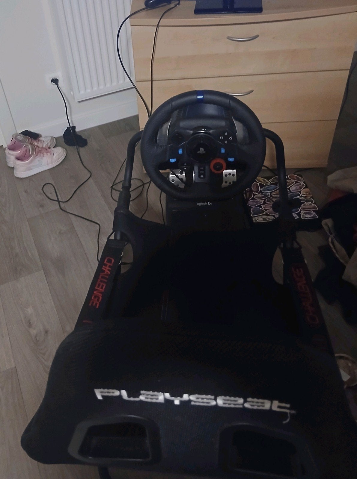 gamestoel stuur en pedalen inbegrepen, Games en Spelcomputers, Ophalen