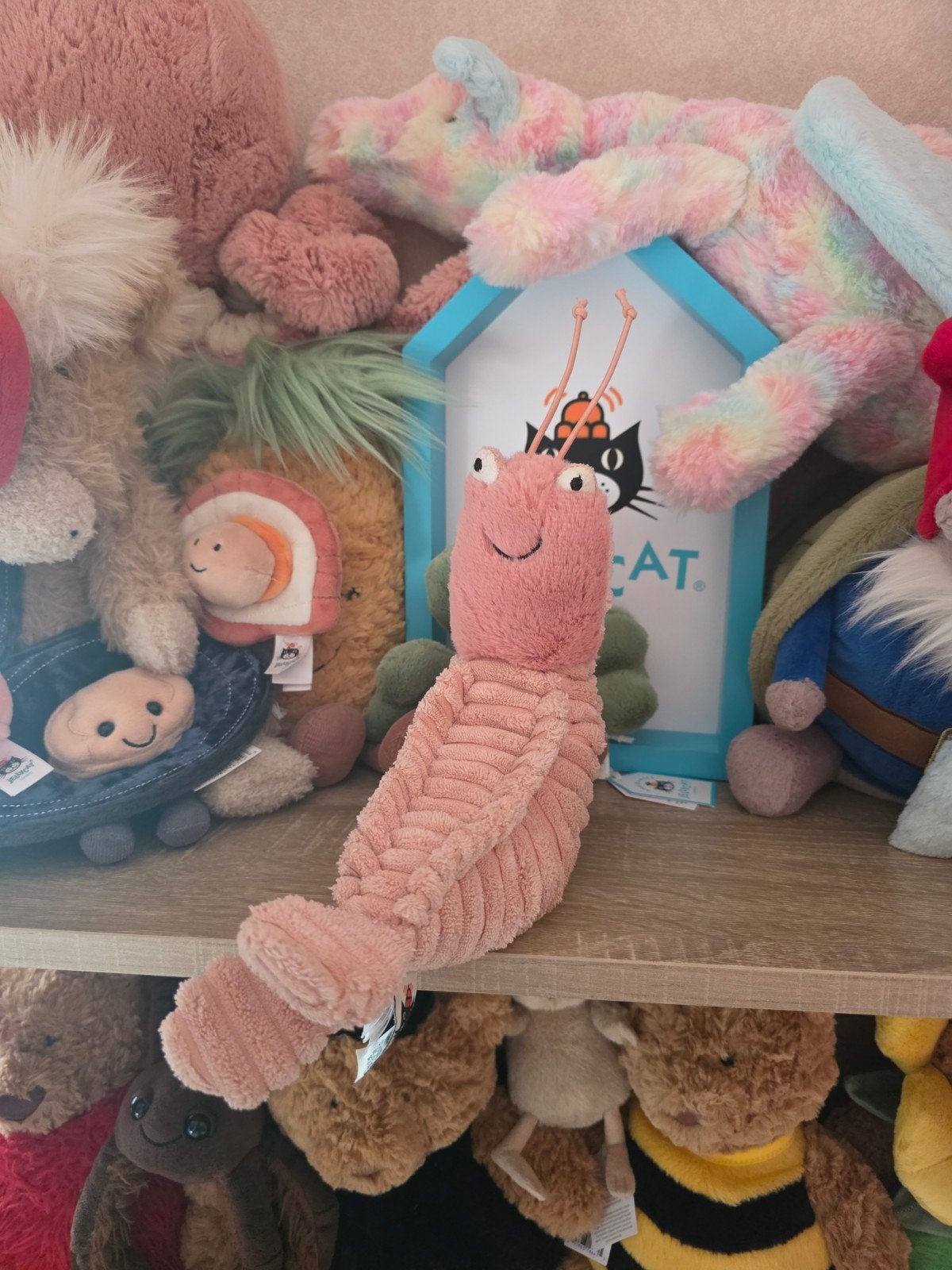 jellycat sheldon shrimp, Ophalen of Verzenden, Jellycat