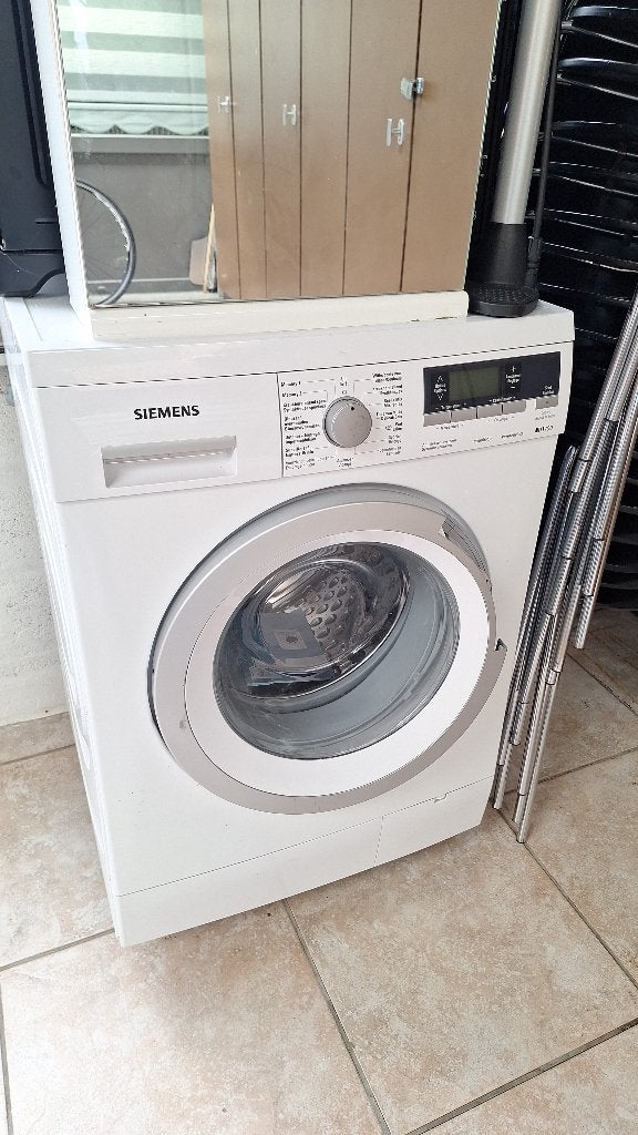 Wasmachine Siemens amper gebruikt 7kg met boekje, Ophalen, 6 tot 8 kg, Zo goed als nieuw, Voorlader