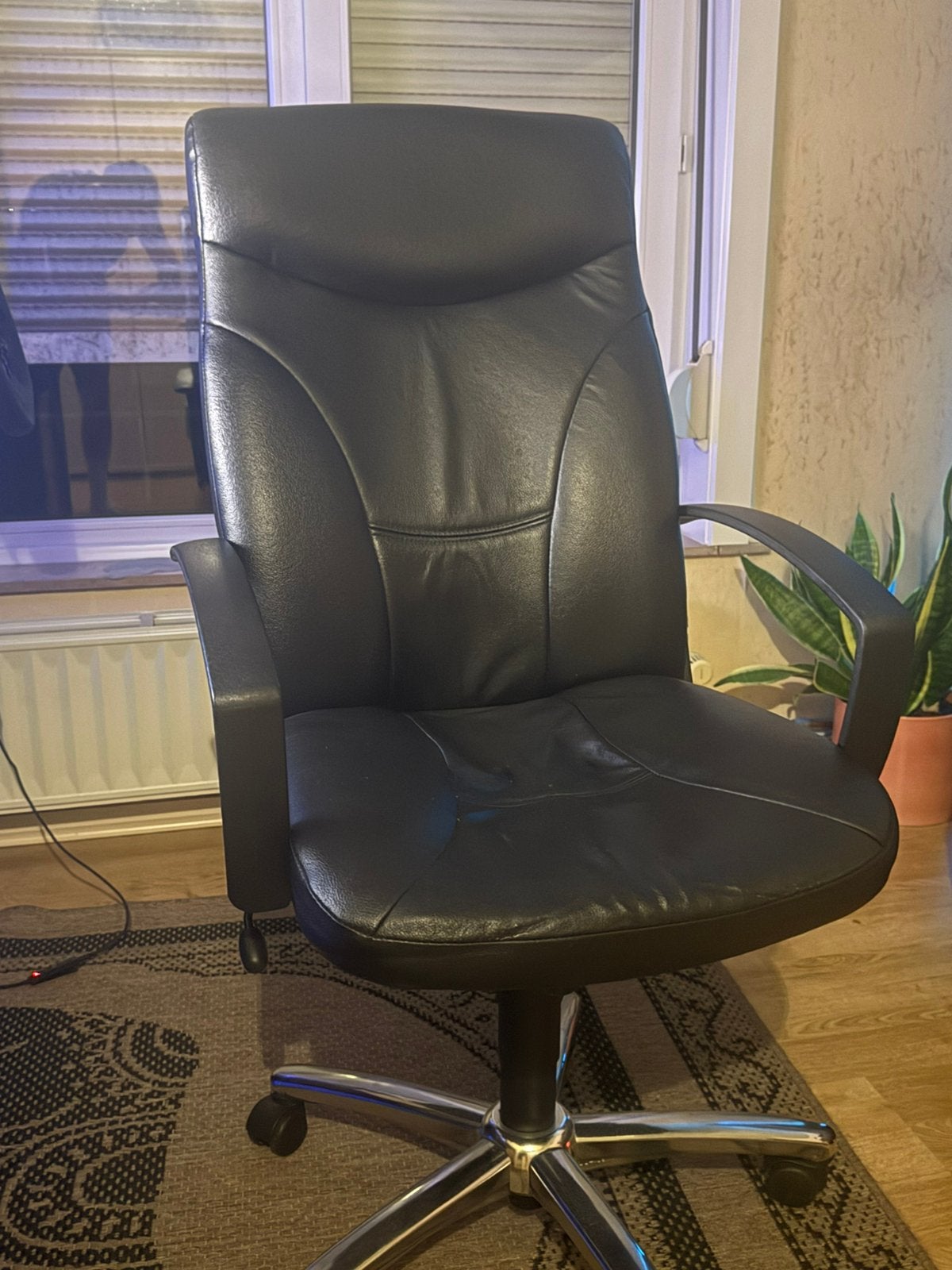 Chaise de bureau en cuir, Enlèvement, Chaise de bureau