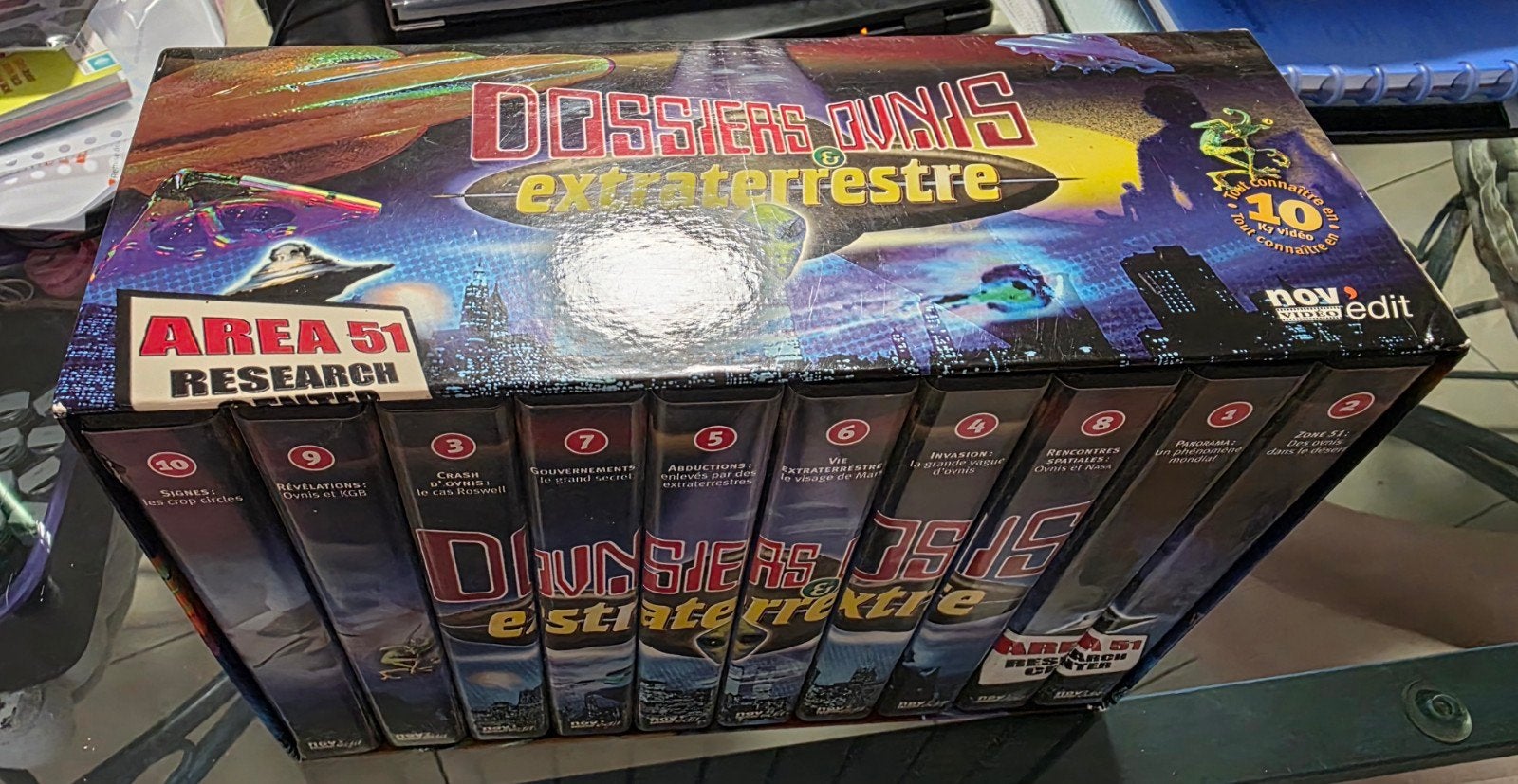 cassette vidéo dossier ovni, Enlèvement, Neuf, dans son emballage, Autres genres, 2 à 25 cassettes audio