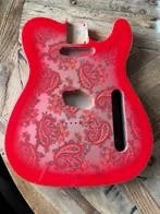 Boîtier rouge en aulne de la Telecaster Paisley, neuf, Envoi, Neuf