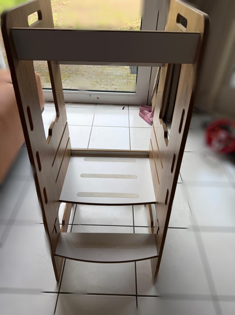 Leertoren keukentoren, Kinderen en Baby's, Overige Kinderen en Baby's, Ophalen, Zo goed als nieuw