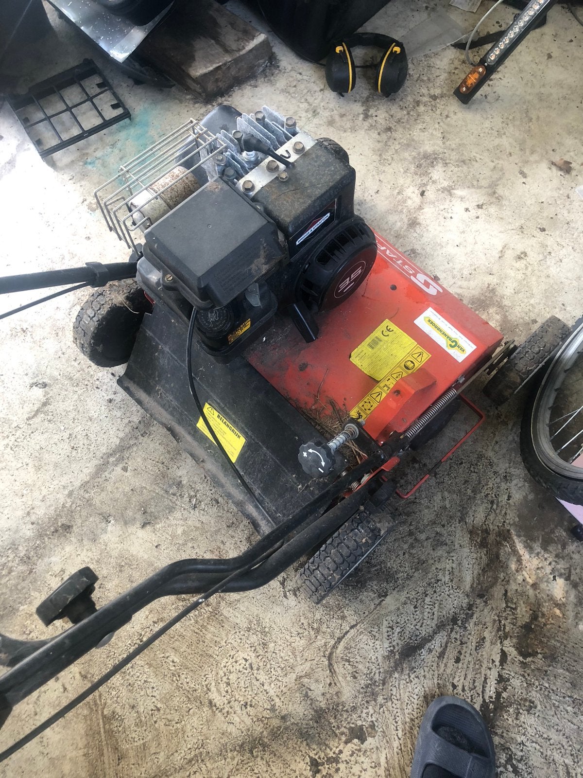 Verticuteer machine, Ophalen, Gebruikt