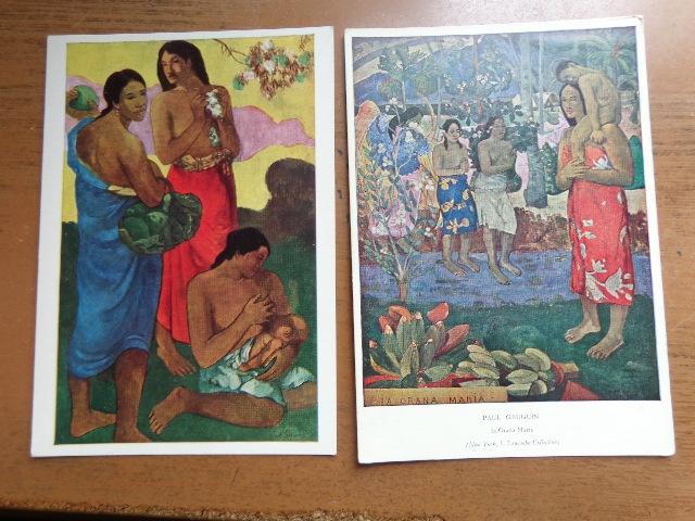 2 postkaarten Naakt - Paul Gauguin, Verzamelen, Postkaarten | Themakaarten, Verzenden, Ongelopen, Overige thema's