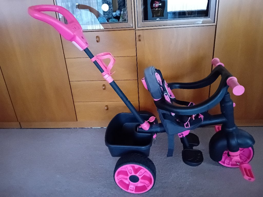 Little Tikes driewieler met duwstang, Ophalen, Gebruikt, Little tikes, Duwstang