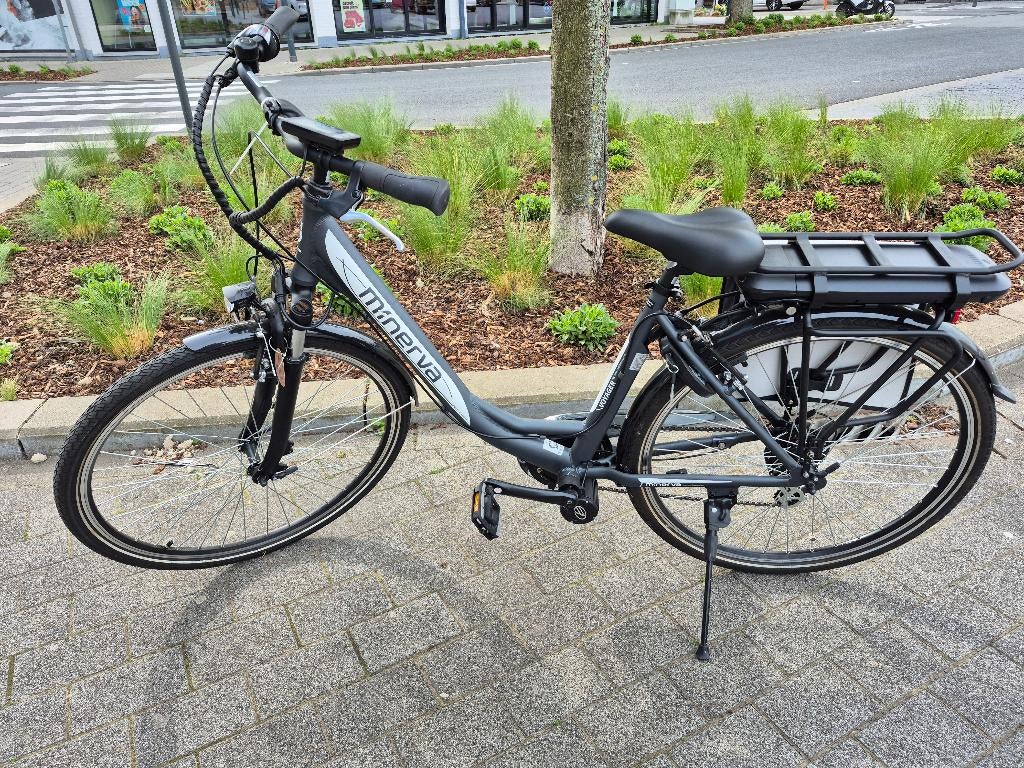 E-bike dames Minerva, Fietsen en Brommers, Ophalen, Zo goed als nieuw, 50 km per accu of meer, Overige merken