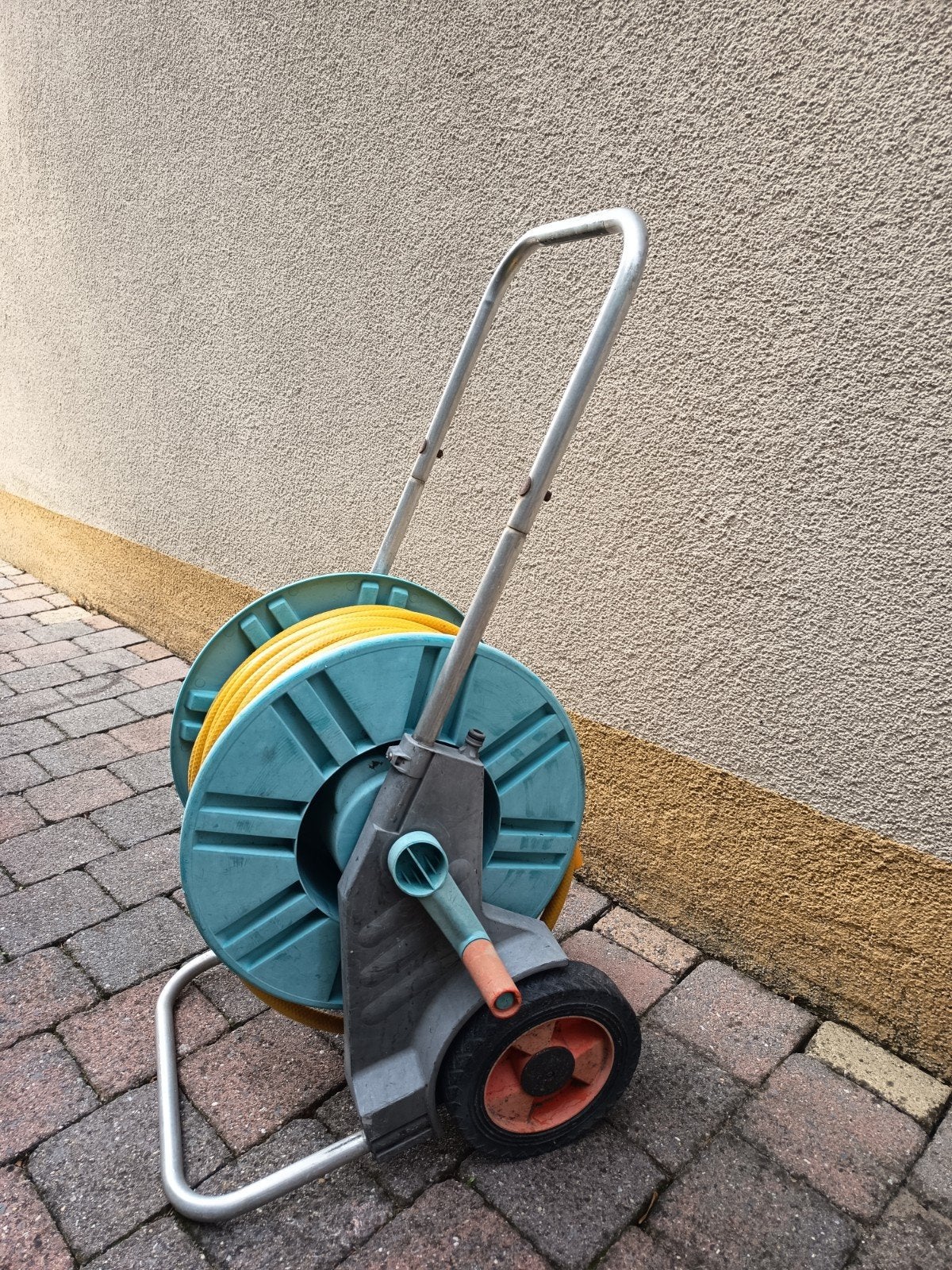 Tuinhaspel & Tuinslang + verlengstukken Gardena, Ophalen, Gebruikt, Tuinslang