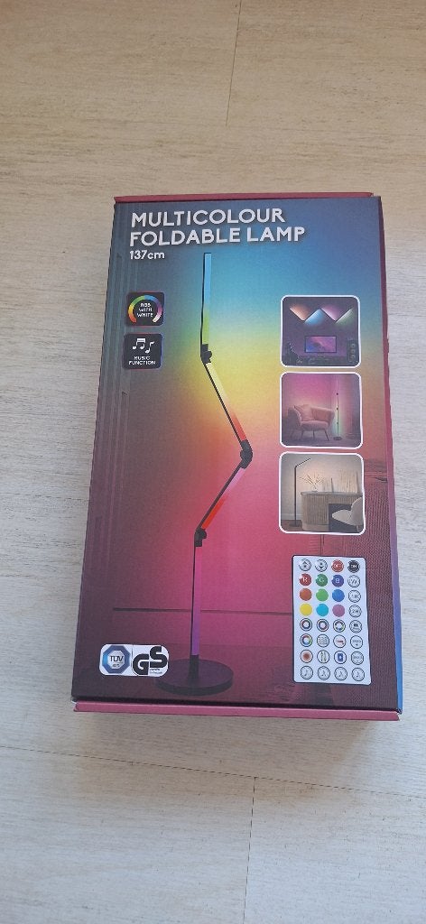 Foldable lamp, Ophalen, Zo goed als nieuw, Led-lamp, Kleur aanpasbaar