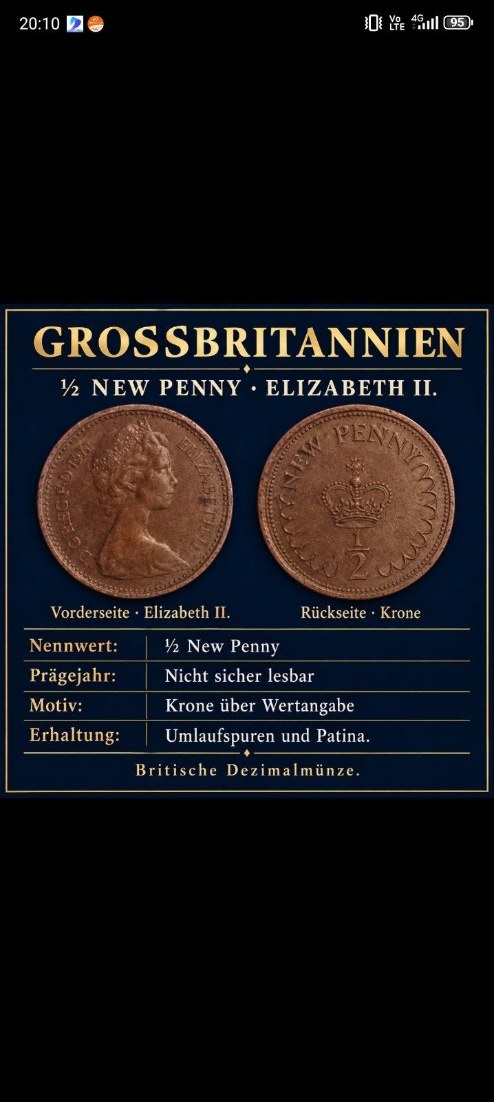 pièce Elizabeth, Timbres & Monnaies, Enlèvement ou Envoi