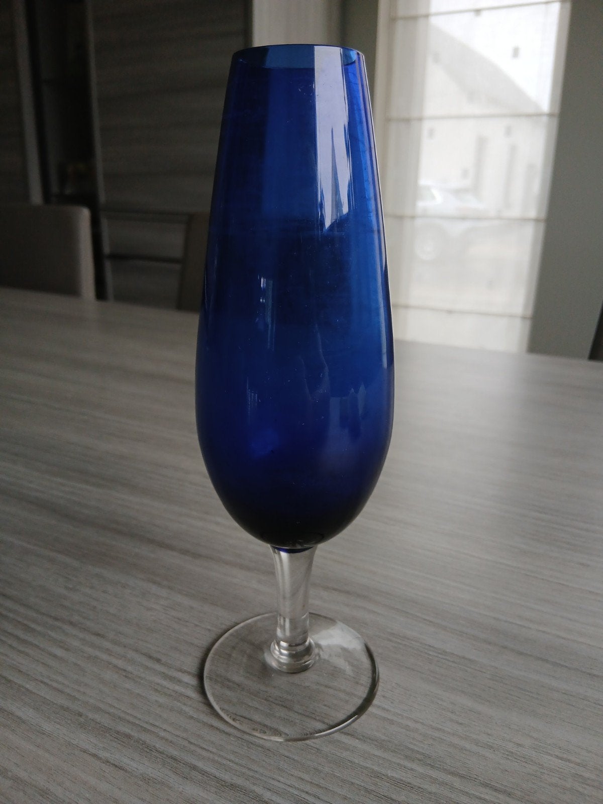 Vase ballon Empoli bleu cobalt, Enlèvement