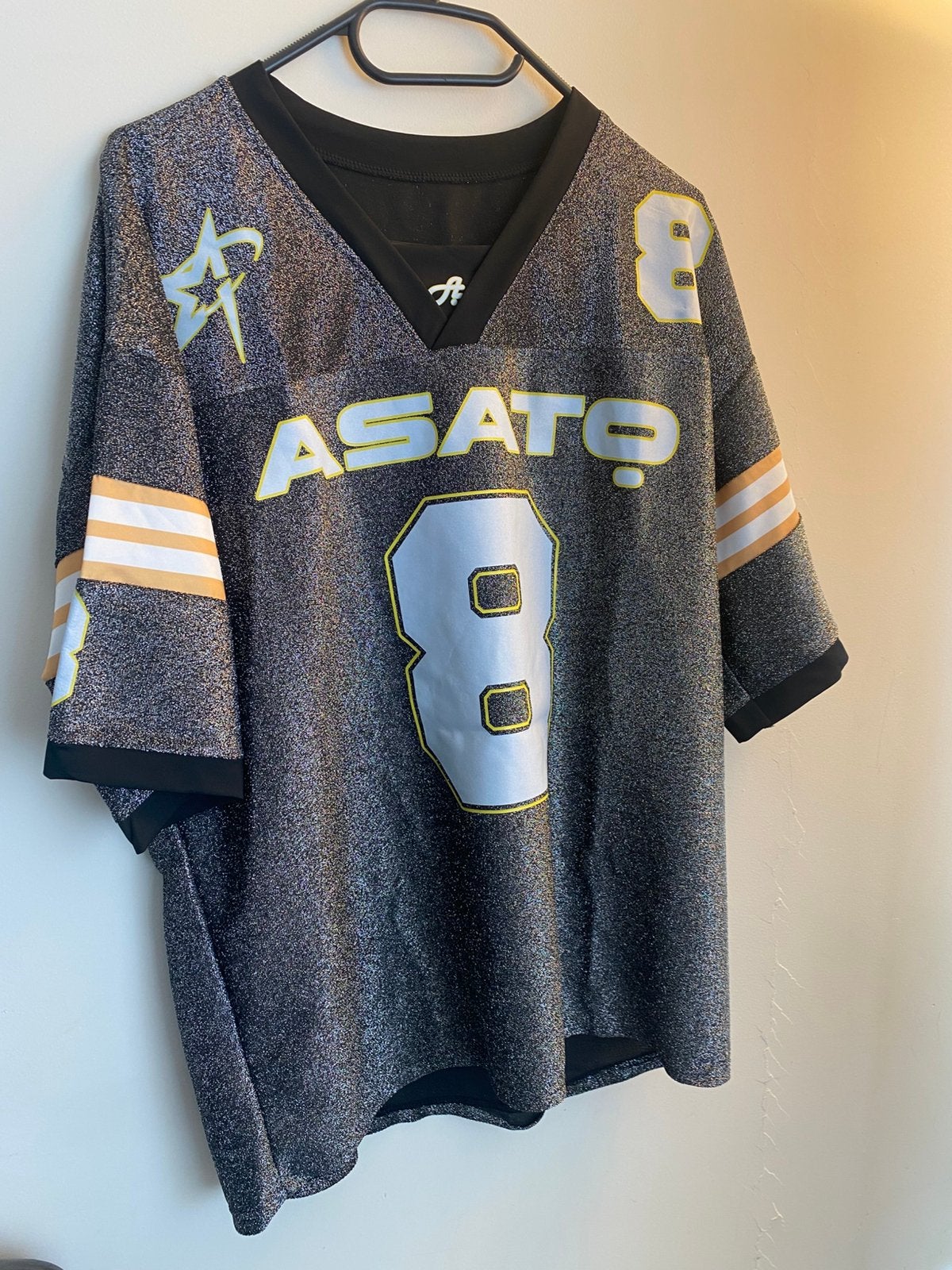 ASATO Pluto Glitter Jersey Maat S, Kleding | Heren, Ophalen of Verzenden, Nieuw, Maat 46 (S) of kleiner, Zwart