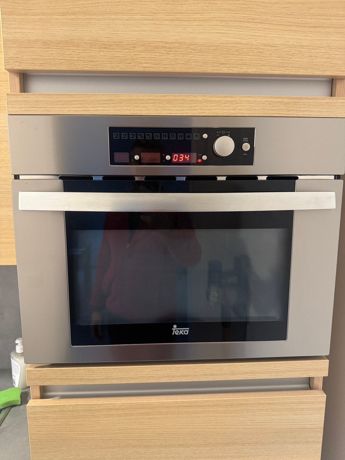 Oven + micro, Encastré, Comme neuf, Enlèvement, 45 à 60 cm