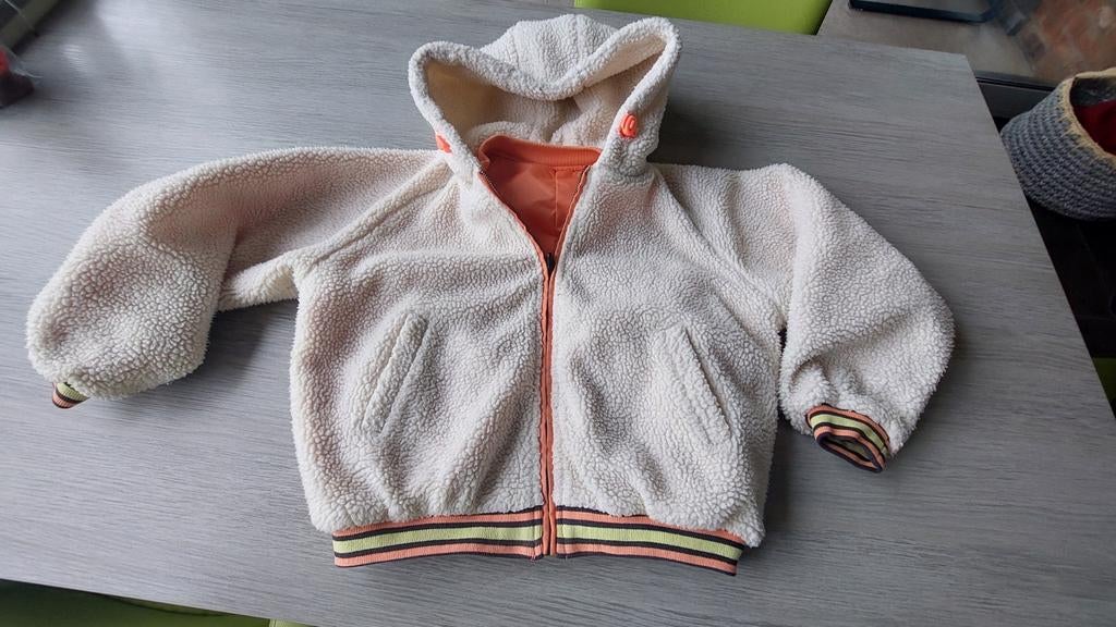 Omkeerbare cks jas meisje maat 140, Kinderen en Baby's, Kinderkleding | Maat 140, Meisje, Cks, Ophalen of Verzenden, Zo goed als nieuw