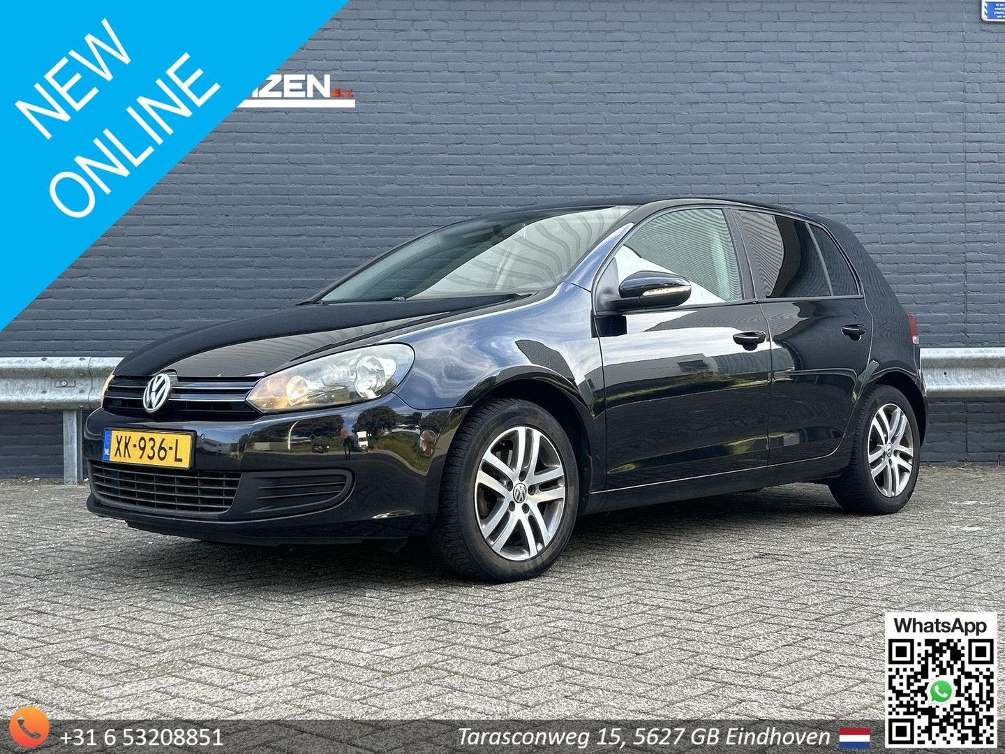 Volkswagen Golf 1.4 TSI Trendline | Airco | Navi |, Auto's, 144 g/km, Zwart, Bedrijf, Golf