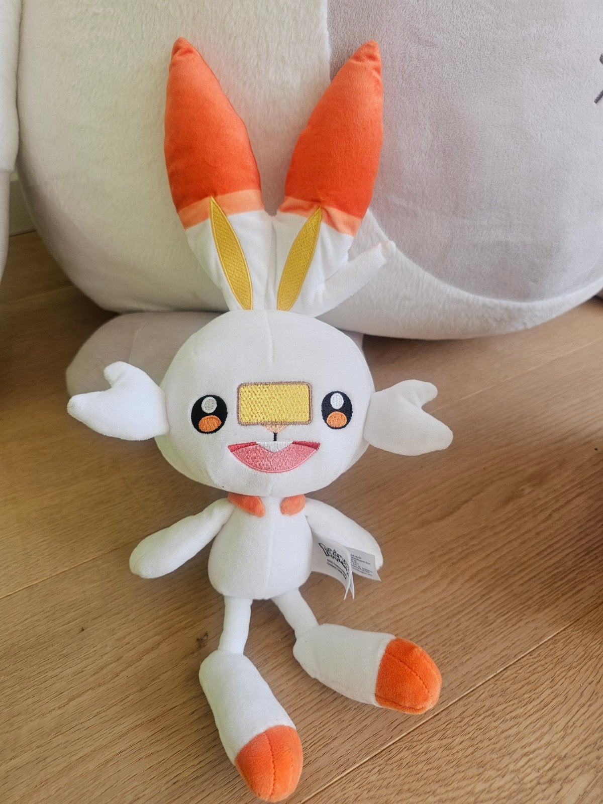 NIEUW: Pokémon Pluche Knuffel Scorbunny – 45 cm, Pokémon, Envoi, Neuf