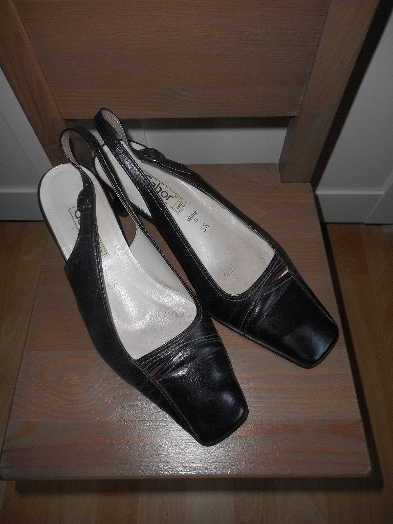 GABOR SCHOENEN ZWART MT5,5  WIJDTE G  38,5, Enlèvement ou Envoi, Noir