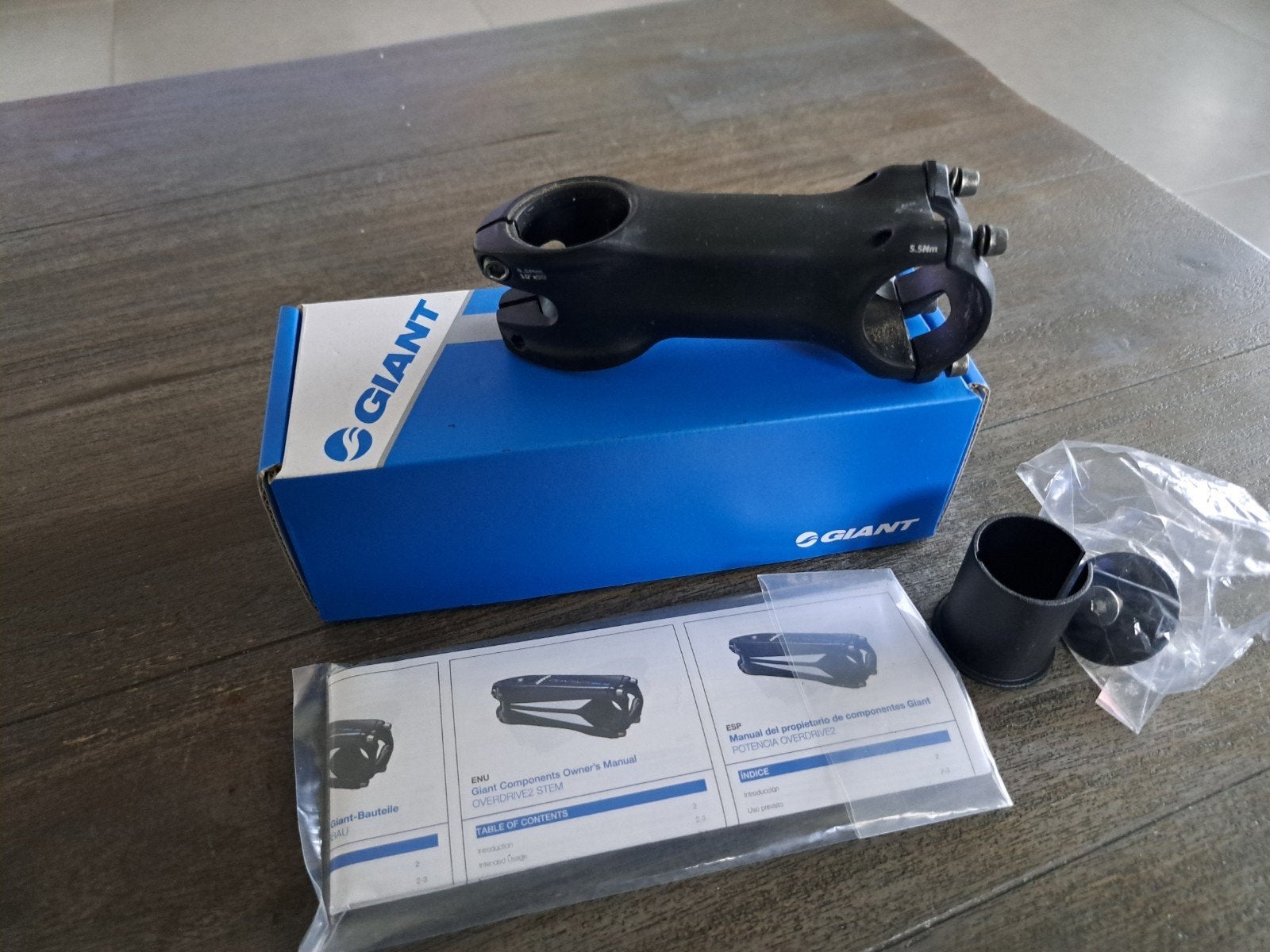 stuurpen Giant tcr pro 0  90mm, Fietsen en Brommers, Ophalen, Zo goed als nieuw, Giant