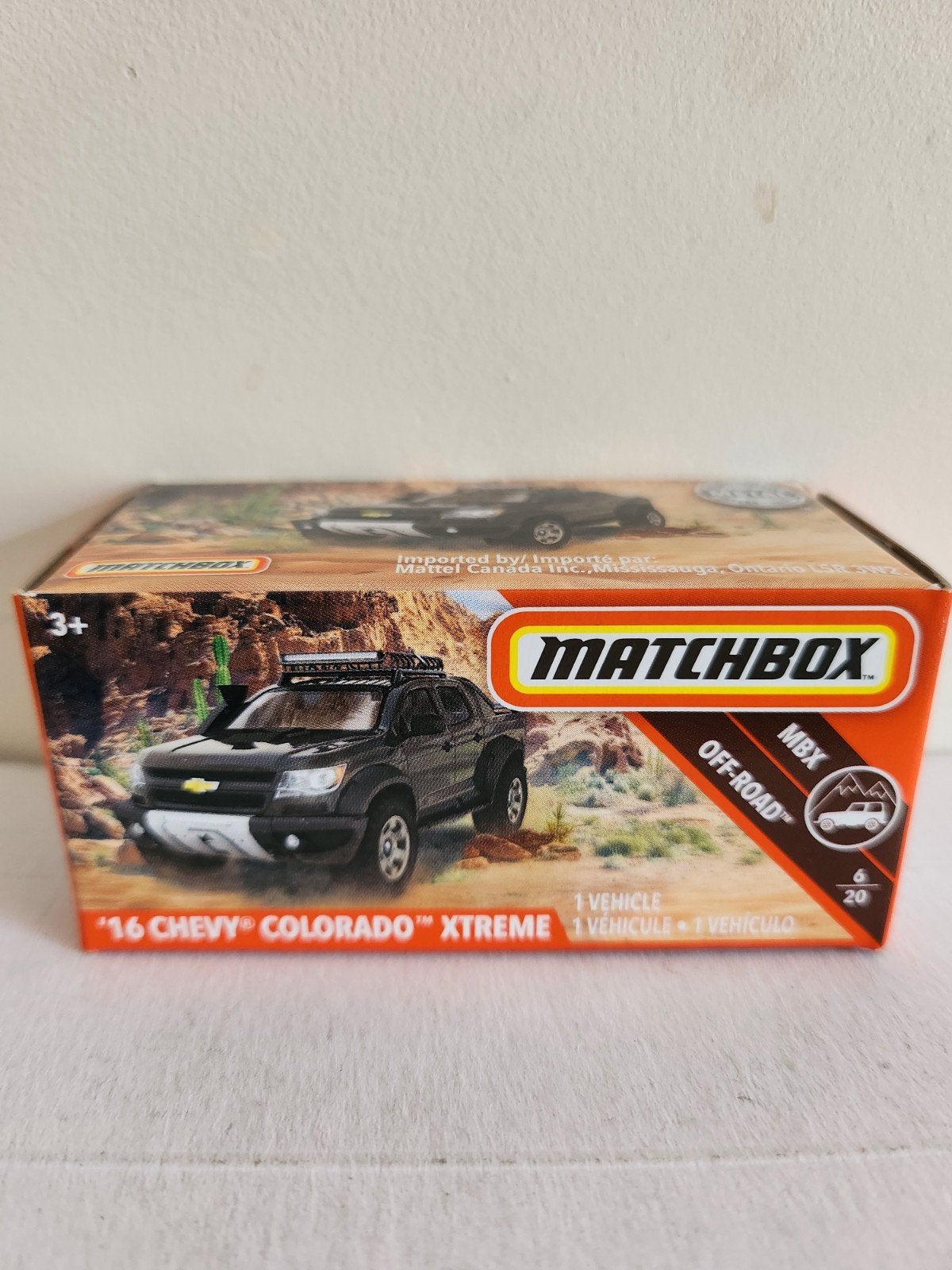 Matchbox Power Grabs 2016 Chevy Colorado Xtreme (2019), Hobby en Vrije tijd, Modelbouw | Auto's en Voertuigen, Ophalen of Verzenden