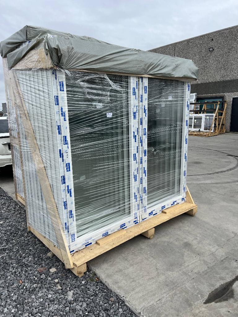 Déstockage de châssis et portes pvc grand stock disponible, Bricolage & Construction, Enlèvement ou Envoi, Neuf, Fenêtre de façade ou Vitre