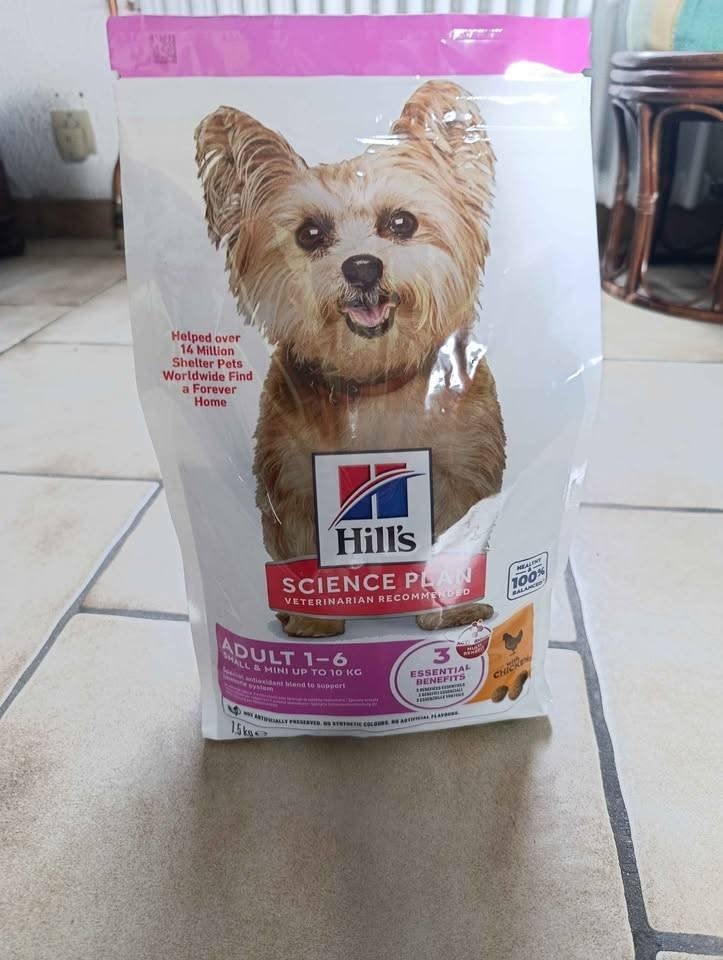 Croquettes hill's pour petit chien adulte, au poulet, neuf, Animaux & Accessoires, Enlèvement, Neuf