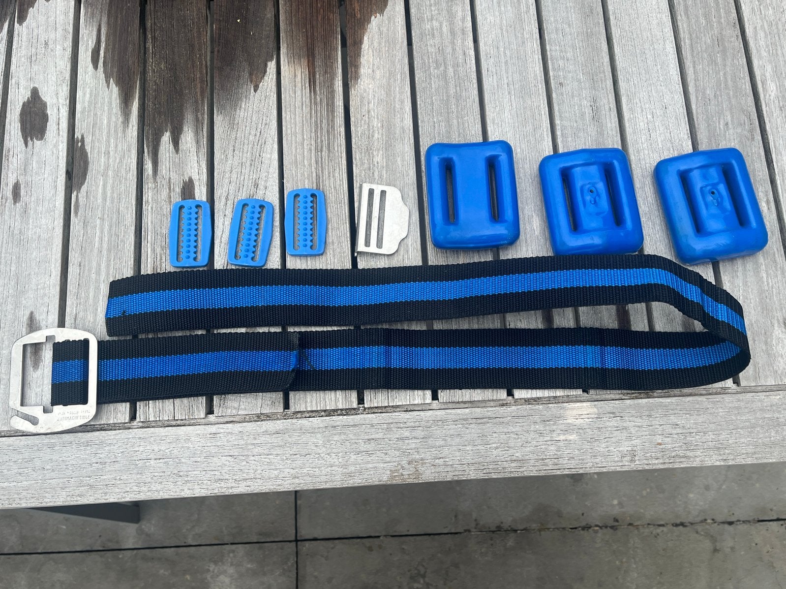 Loodgordel voor zwembadduiken, Sports nautiques & Bateaux, Plongée, Enlèvement, Comme neuf