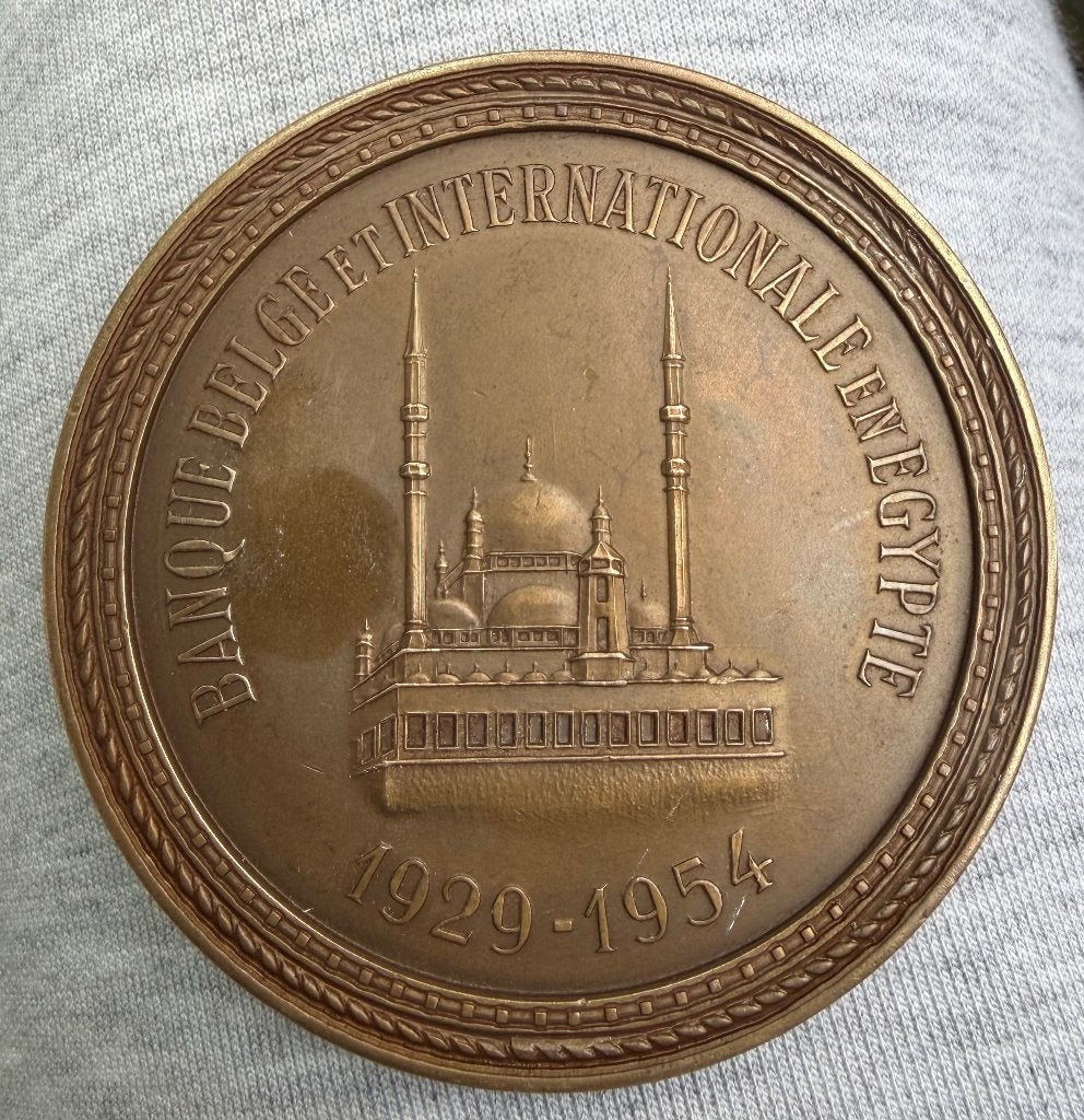 Médaille banque Belgique., Enlèvement ou Envoi