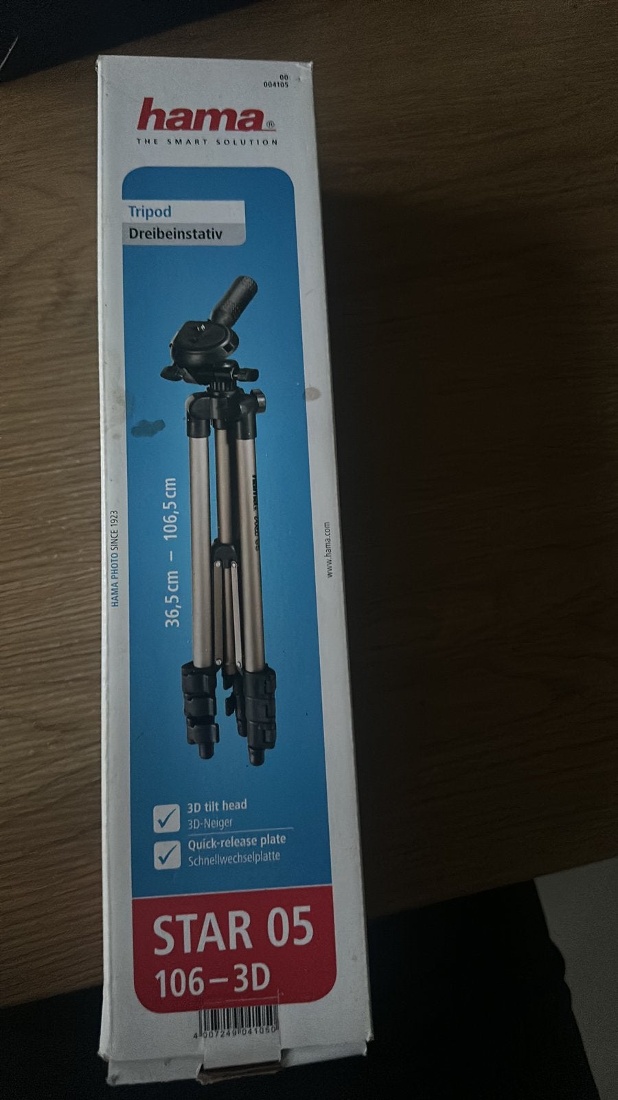 Tripod statief nieuw, Audio, Tv en Foto, Fotografie | Statieven en Balhoofden, Ophalen of Verzenden, Nieuw, Driepoot, Hama