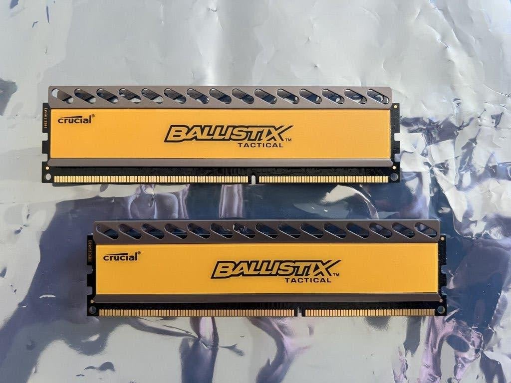 Crucial Ballistix 2x4GB DDR3, Computers en Software, RAM geheugen, Gebruikt, 8 GB, DDR3, Ophalen of Verzenden