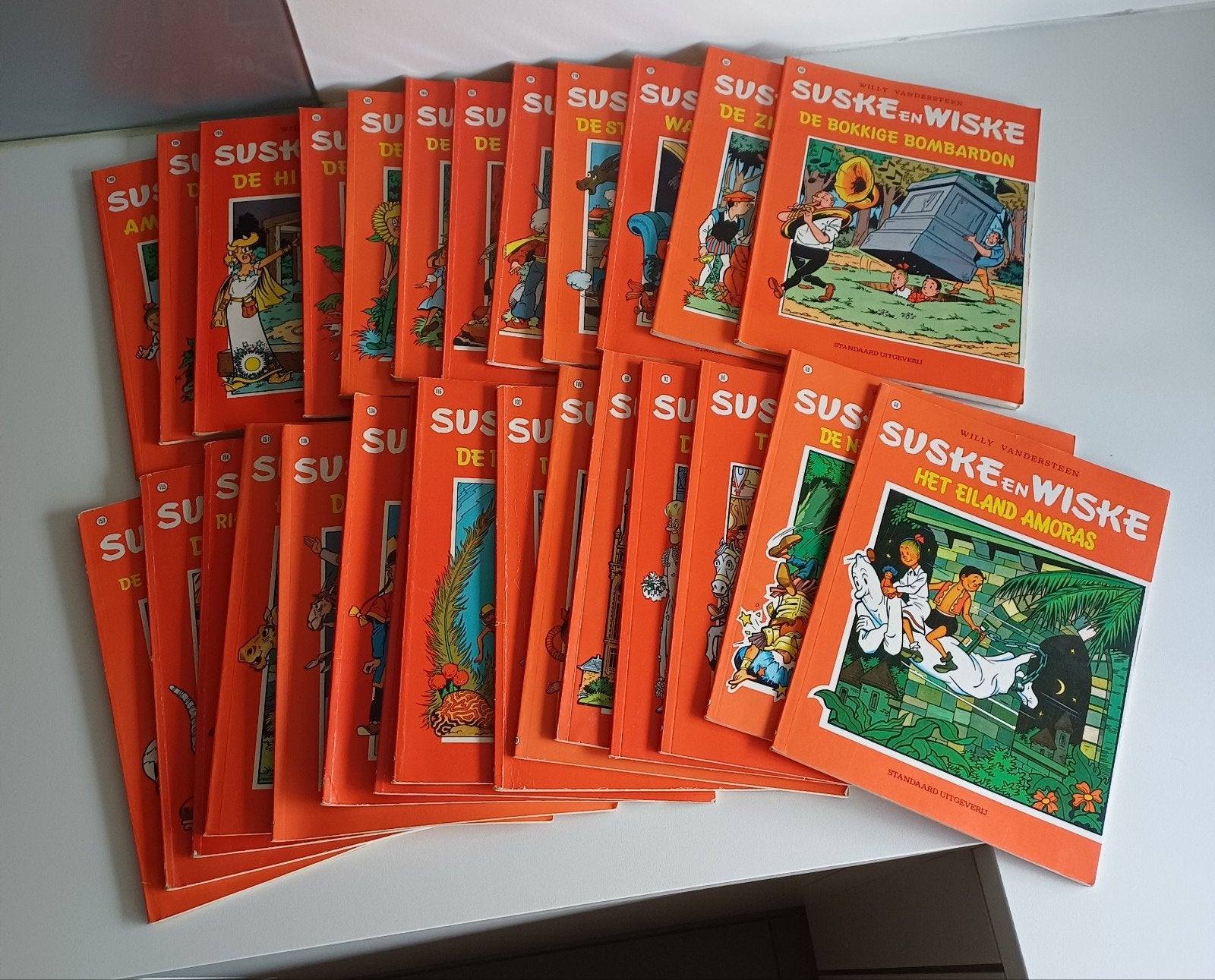 27 Suske en Wiske stripboeken, Boeken, Meerdere stripboeken, Ophalen, Gelezen, Willy Vandersteen
