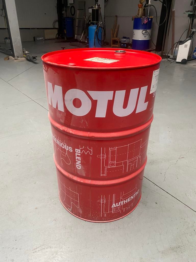 Olievat leeg motul 200 liter, Tuin en Terras, Ophalen, Gebruikt, Vuurkorf